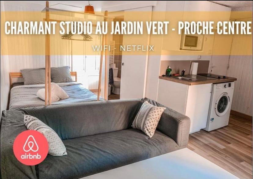 Appartement Charmant Studio au Jardin Vert- Proche Centre à Angoulême Extérieur photo